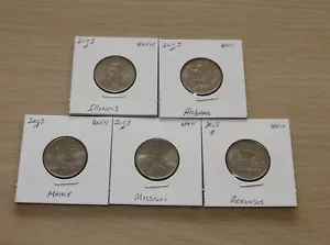 5 2003d State Quarters (L68P6-10) Uncirculated - Picture 1 of 4