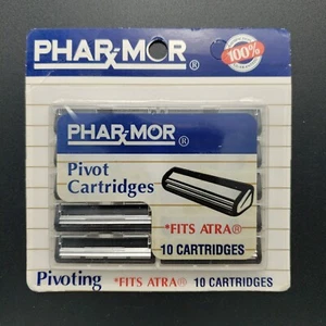 Phar-Mor Pharmacy Pivot Twin Razor Blade Pivoting Cartridges 10 Pack Fits Atra - Picture 1 of 5