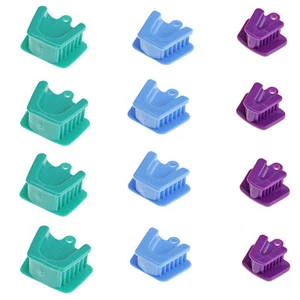100 pcs Dental Silicone Mouth Prop Bite Block Rubber Opener Retractor Latex mix - Picture 1 of 11