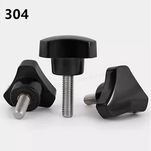 304 Edelstahl Kunststoff Sternkopf Knopf Schrauben M4 M5 M6 M8 M10 M12 - Bild 1 von 12