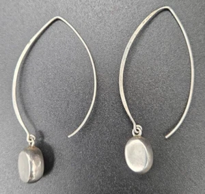 Silpada Designer 2 3/8" Sterling Silver Bead Threader Drop Earrings W0821 - Picture 1 of 5