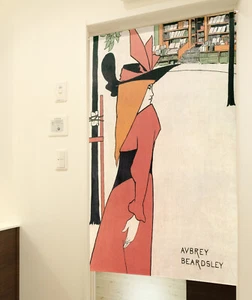NOREN Split Curtain Rod Pocket Tapestry Aubrey Beardsley England 85×120cm 1910 - Bild 1 von 5