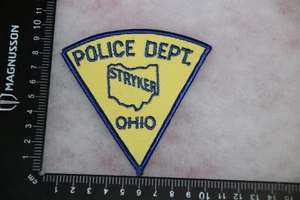 INSIGNIA PARCHE ORIGINAL ANTIGUA POLICÍA DE ESTADOS UNIDOS STRYKER OHIO AÑOS 70? - Imagen 1 de 2