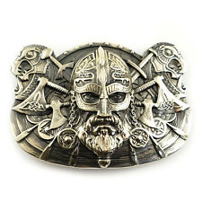 German silver belt buckle " Viking"; Scandinavian german silver warrior buckle