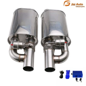 New 3" In/out Adjust Sound valve Muffler Exhaust WITH Exhaust Valve 8.5'' *6 '' - Picture 1 of 7