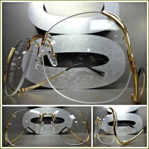 Lot Vendu en Gros Femmes Vintage Rétro Lunettes de Soleil Style Or Sans Cadre 3 - Picture 1 of 10