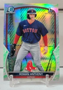 2023 Bowman Chrome Roman Anthony #BCP-71 Bowman 1st Lunar Glow Refractor - Picture 1 of 2