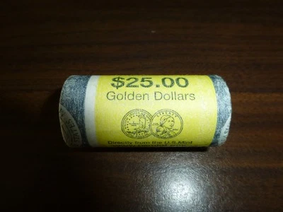 2000 P Sacagawea $1 Golden Dollar - U.S. Mint Wrapped Roll - 25 Coins - Image 1 of 4