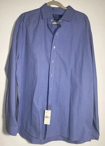 NUEVO CON ETIQUETAS Polo Ralph Lauren Camisa Occidental Para Hombres Mediana Azul Cuadros Guinga XXL - Imagen 1 de 6