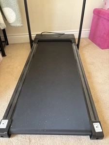 Folding Treadmill Walking and Running Machine - Black - Picture 1 of 5
