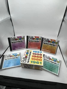 1957-61 Billboard Top Rock N Roll Hits by Various 5CD box  EX/EX/VG/VG/VG - Picture 1 of 2