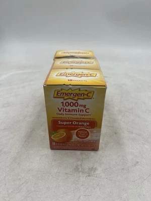 Emergen-C 1,000 mg Vitamin C ORANGE Drink Mix Exp 11/2026 Pack Of 3 - Image 1 of 4
