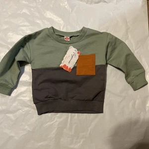 Boys Color Block Sweatshirt 12-18 Months - Picture 1 of 3