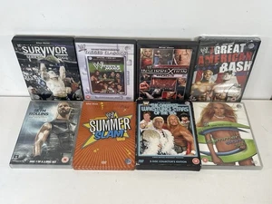 WWE Wrestling DVD Bundle x8 Summerslam 2003, Insurrection 2003 Wrestlemania 2000 - Picture 1 of 12