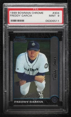 1999 Bowman Chrome Freddy Garcia #404 PSA 9 MINT Rookie RC - Image 1 of 2