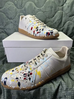 Maison Margiela "Jackson" Pintura Salpicaduras Réplica Entrenadores US12/EU 46 *S57WS0060 Foto 1 de 4