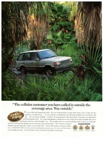 1997 Land Rover Cellular Customer Rainforest Vintage Print Advertisement - Picture 1 of 1