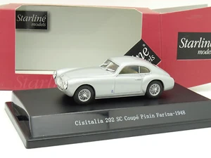 Starline 1/43 - Cisitalia 202 Sc Coupé Pininfarina 1948 Grigia - Foto 1 di 1