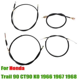 4pcs For 1966 1967 1968 Honda Trail 90 CT90 K0 - Brake Throttle Speedo cable set - Imagen 1 de 10