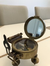 Nautical Maritime Compass Brass Pocket Sundial Compass