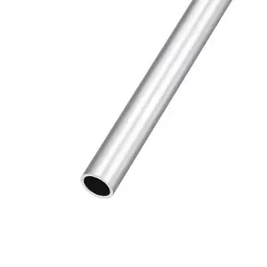 6063 Aluminum Tube 10mm OD x 8mm ID x 250mm Aluminum Round Tubing for Handicraft - Picture 1 of 5