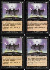 MTG: UNDERTAKER Mercadian Masques COMMON; played, Excellent condition x4