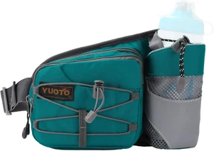 Waist Pack with Water Bottle Holder for Running Walking Hiking Hydration Belt - Picture 1 of 6