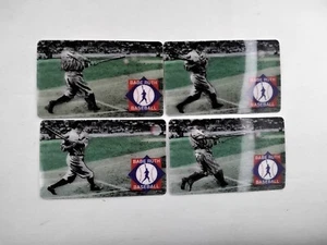 Juego de 4 tarjetas telefónicas de béisbol Nexstar de Babe Ruth sin usar - Imagen 1 de 2