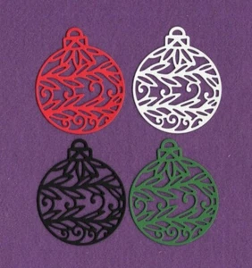 Christmas ornament # 3 die cuts scrapbook cards - Picture 1 of 1