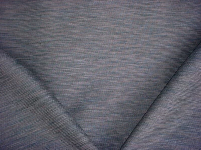 4Y Colefax and Fowler Ives Blue Strie Plains Chenille Drapery Upholstery Fabric - Image 1 of 4