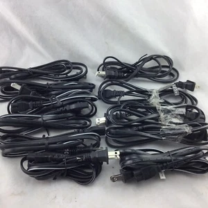 Lot of 10 Volex 2 Prong Figure 8 Polarized Flat Power Cord 7A 125VAC Laptop ect - Picture 1 of 2