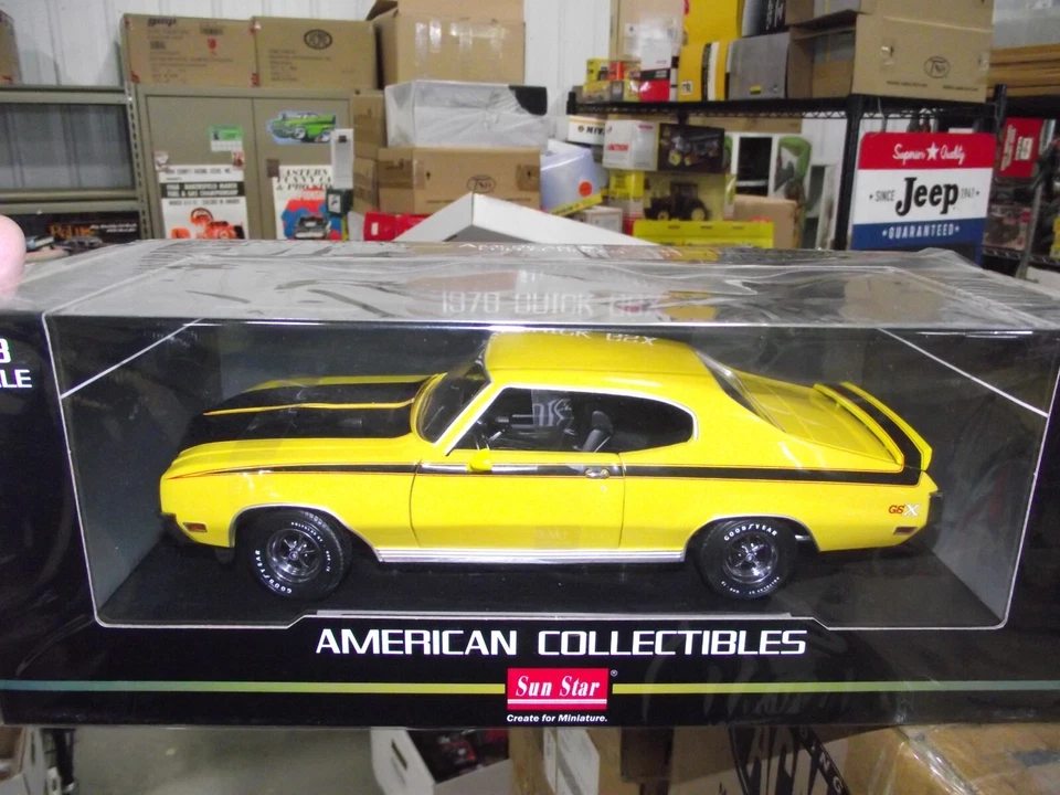 Buick GSX Sunstar 1/18 1970 amarillo nuevo en caja Foto 1 de 1