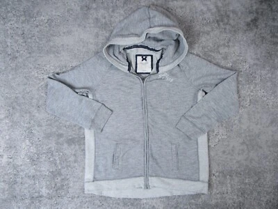 Sudadera Gilly Hicks Mujer Gris Medio Sudadera con Capucha Cremallera Completa Manga Larga Colorbloc Foto 1 de 4