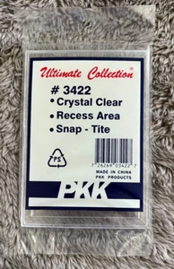 NEU Snap Tite Style # 3422 kristallklar Einbaubereich Kartenhalter - Bild 1 von 2