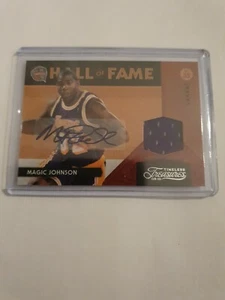 2009-10 Magic Johnson Timeless Treasures Hall of Fame Patch Autograph Kobe RAR🏀 - Bild 1 von 1
