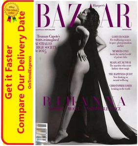 Harper's Bazaar Australia NZ Magazine March 2025 Rihanna - Picture 1 of 5