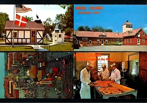 Y42 Iowa (4) Pcs. Amana Meat Shop, Keokuk Fair Main Street, Bondehuset Denmark - Picture 1 of 2