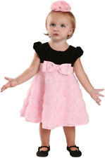 Jona Michelle Toddler Holiday Dress - Pink-Rosette 4T