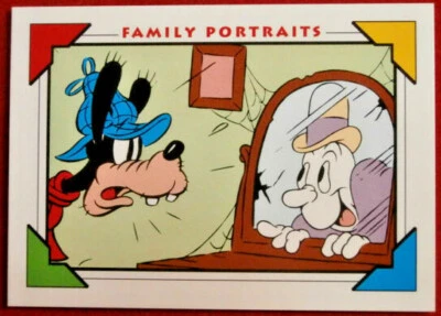 Disney COLLECTOR CARDS - Card #128 - LONESOME GHOSTS - IMPEL 1991 - Goofy - Image 1 of 2