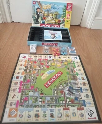 Monopoly City Ville Edition Board Game by Hasbro 2012 CONTENTS SEALED UNUSED - Image 1 of 4