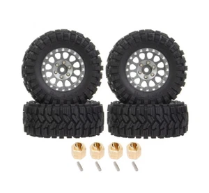 Alloy 1.2 Beadlock Wheels, Tires & Adapters (4) for Traxxas 1/18 TRX-4M - Picture 1 of 1