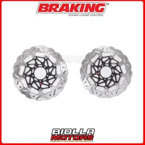 KIT DISCHI FRENO ANTERIORE BRAKING DUCATI MULTISTRADA 1260 ENDURO 1262 2021 - [W - Foto 1 di 5