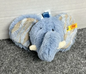 Steiff Elephant 4" Peluche Earz Suave Mimoso Amigos Bebé Sonajero Lovey - Imagen 1 de 4