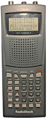 RadioShack PRO-95 Scanning Receiver Dual Trunking 1000 Channel Hand Held Scanner - Image 1 of 4