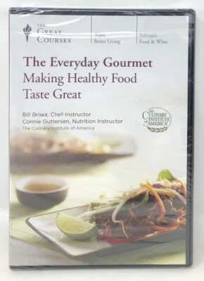 Great Courses The Everyday Gourmet Making Healthy Foods Taste Great DVD SEALED  - Image 1 of 2