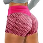 Women's High Waist Gym Workout Shorts Ruched Hot Pants For Yoga And Exercise