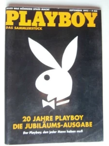 20 JAHRE PLAYBOY - AUSGABE SEPTEMER 1992 / Mit PLAYMATE-POSTER - Bild 1 von 1