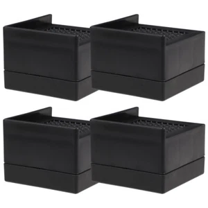 4 Pcs Bed Risers Table Leg Extenders Non-slip Mat Heavy Duty Couch - Picture 1 of 10