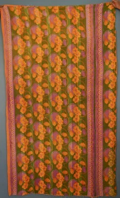 Handmade Kantha Quilt Bedspread Reversible Vintage Cotton Throw Gudri India - Image 1 of 3