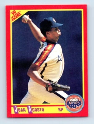 1990 Score Juan Agosto Houston Astros #284 - Image 1 of 2